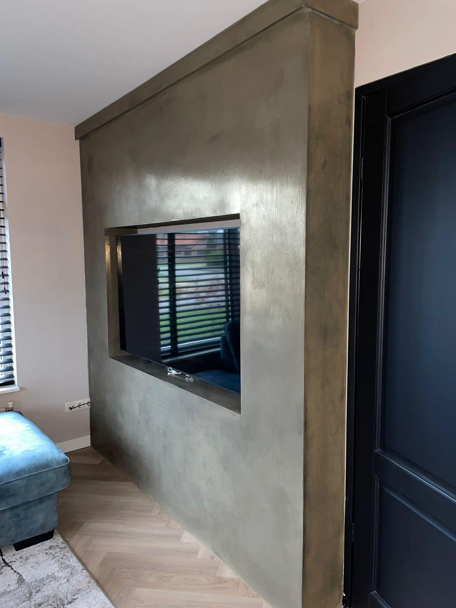 Betonlook tv-wand
